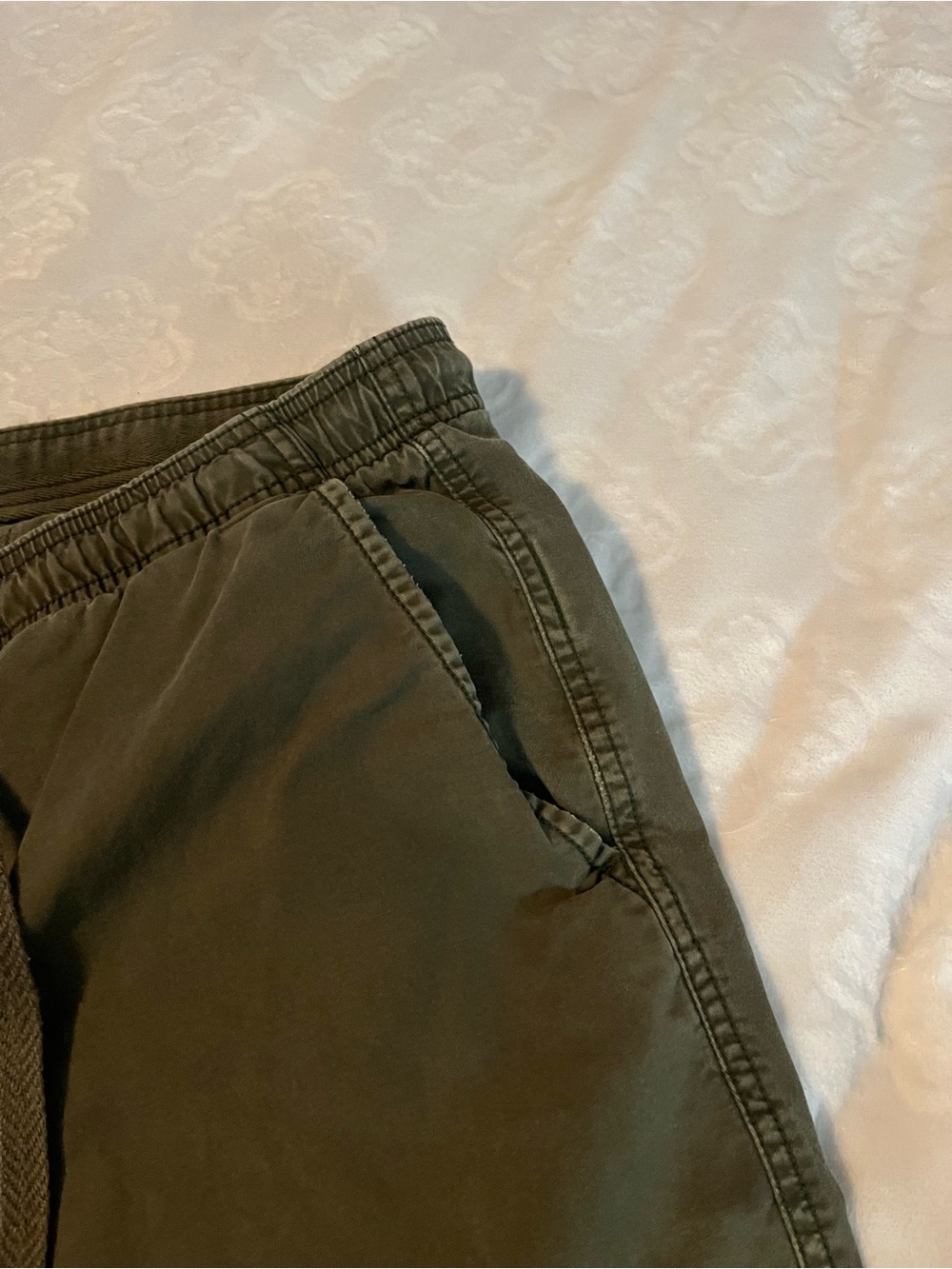 GAP Olive Drawstring Joggers - Picture 2 of 4
